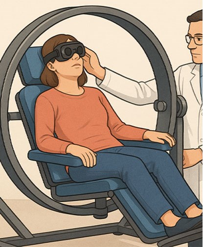 Gyroskop (Vertigo Koltuğu İle BPPV Tanısı ve Manevraları)